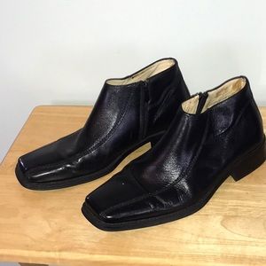 CARLO PRADI LEATHER SHOES, Sz 9.5M